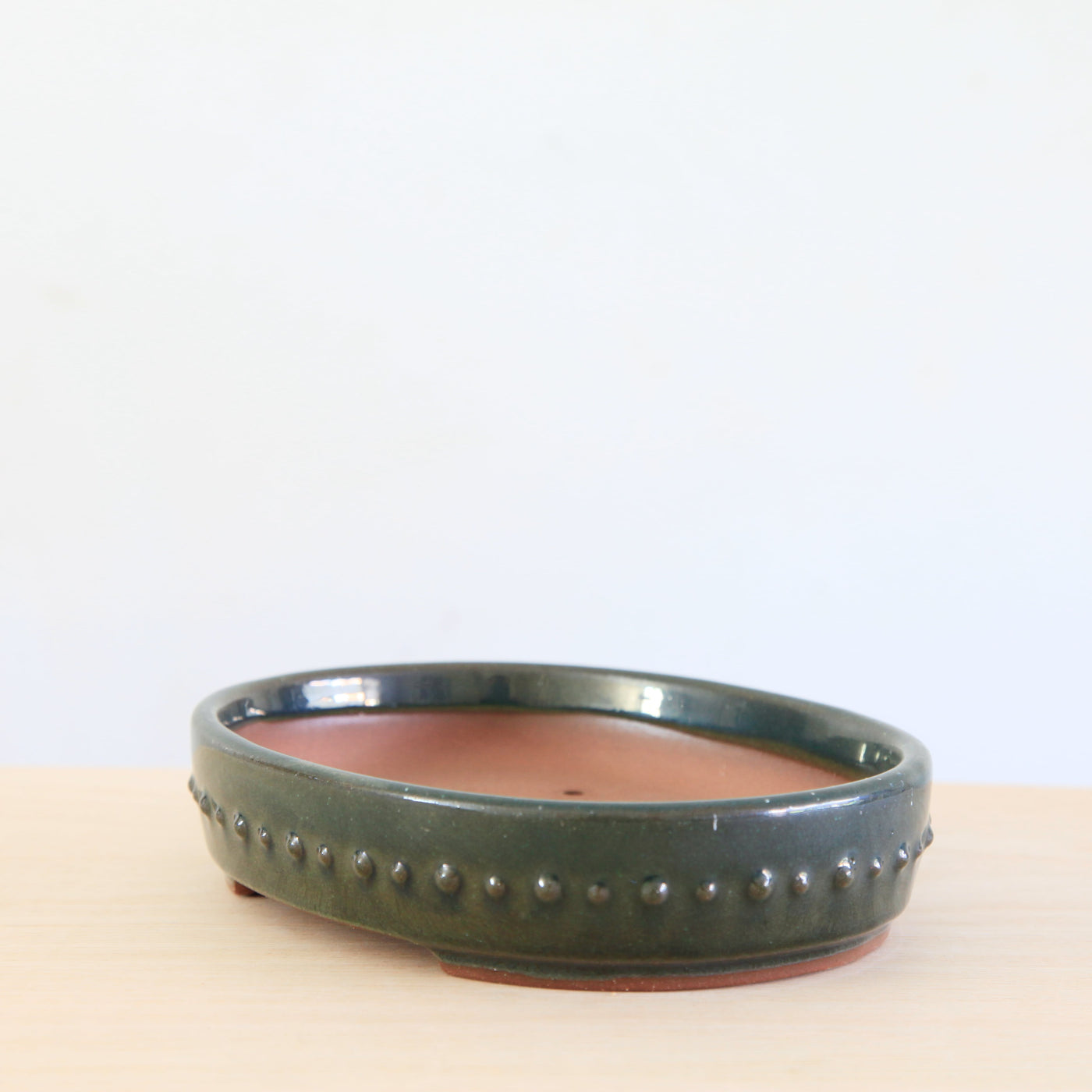 Geglazuurde Ovale Bonsaipot