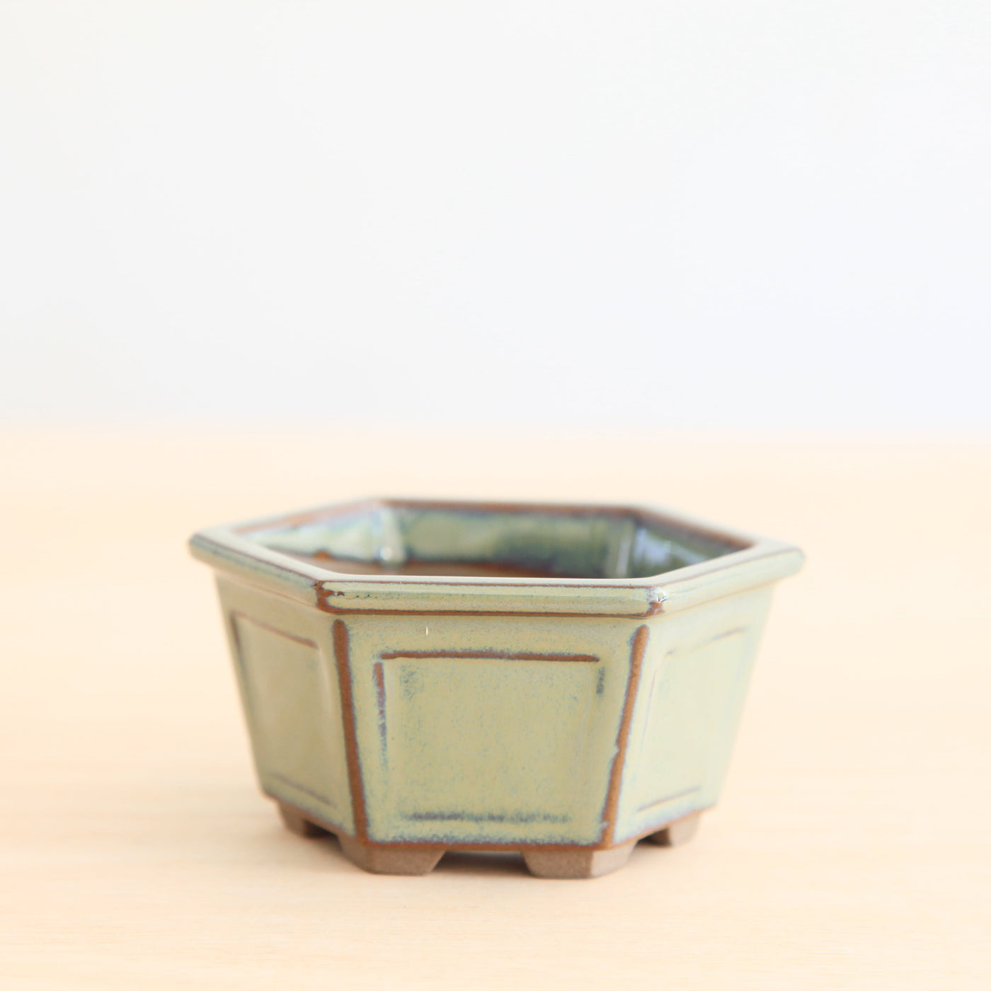 Bonsai Pot 'zeshoekig'