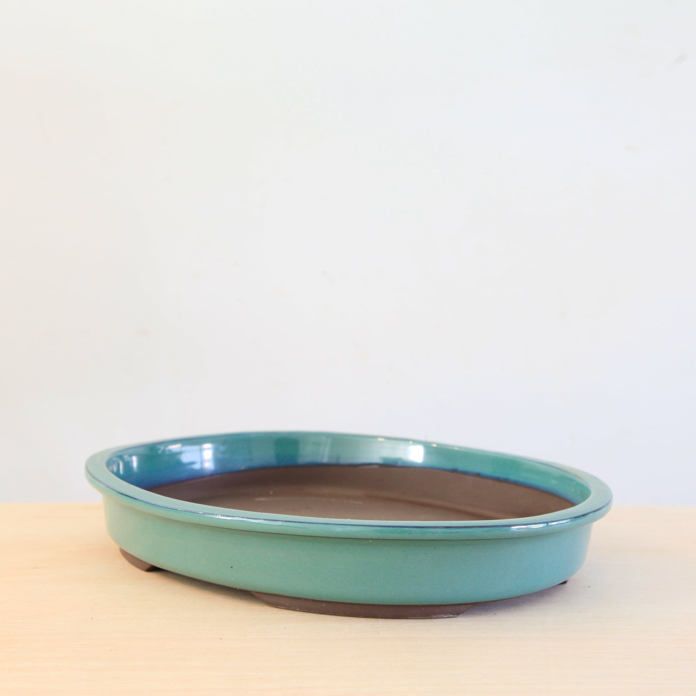 Geglazuurde Ovale Bonsaipot